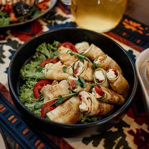 Кабачкові рулетики