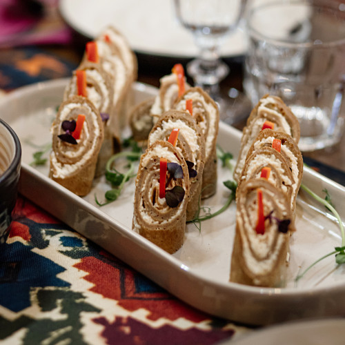 Печінкові налисники з крем сиром