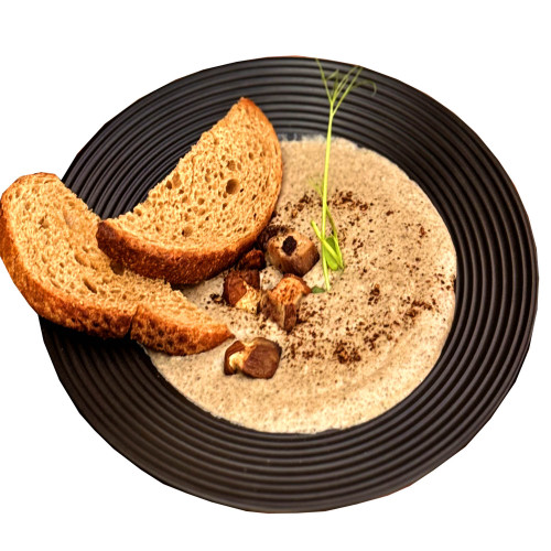 Крем-суп з білими грибами